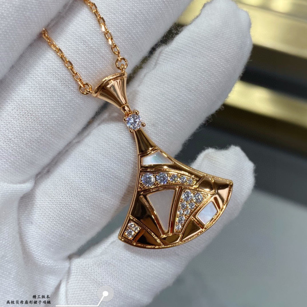 rose gold enamel rose Dress for women - alternate angle view 4