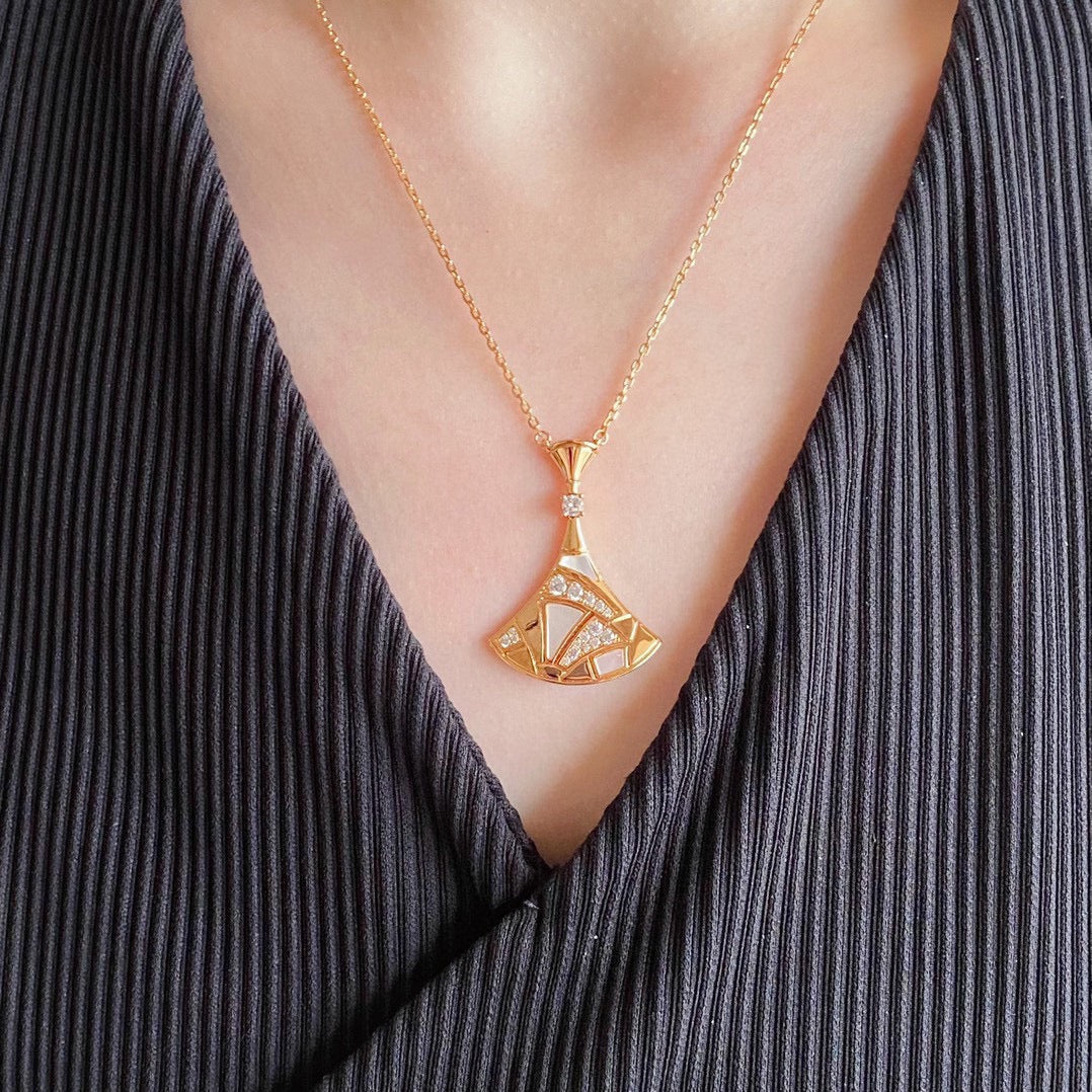 rose gold enamel rose Dress for women - product detail view