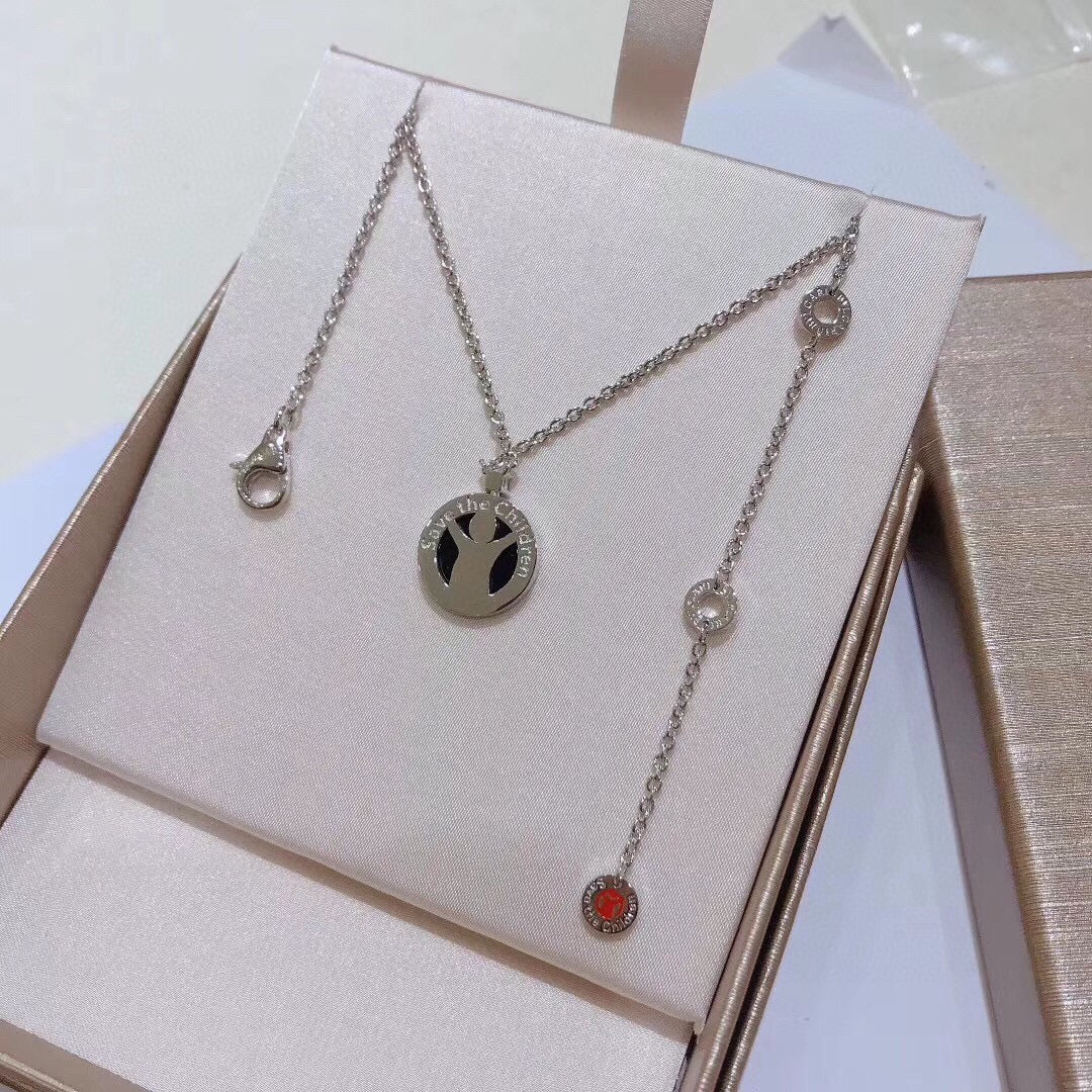 red Necklace for women - alternate angle view 5