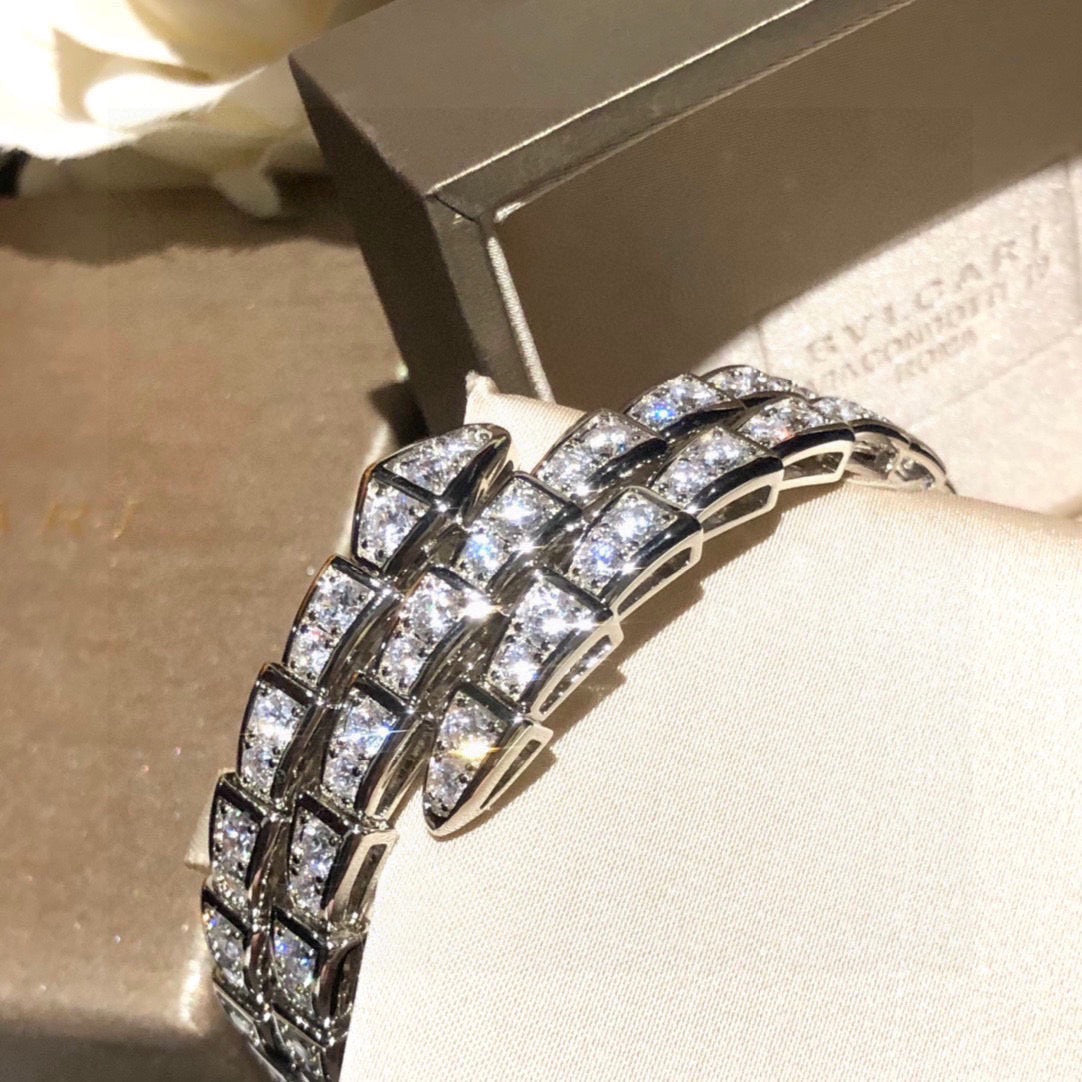 rose gold crystal rose Bangle for women - alternate angle view 6