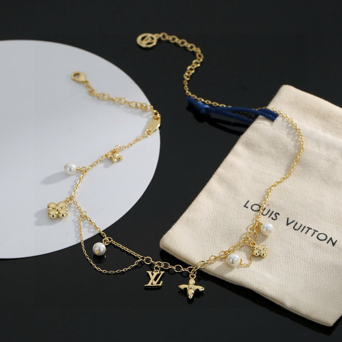 letter Necklace for women - alternate angle view 5