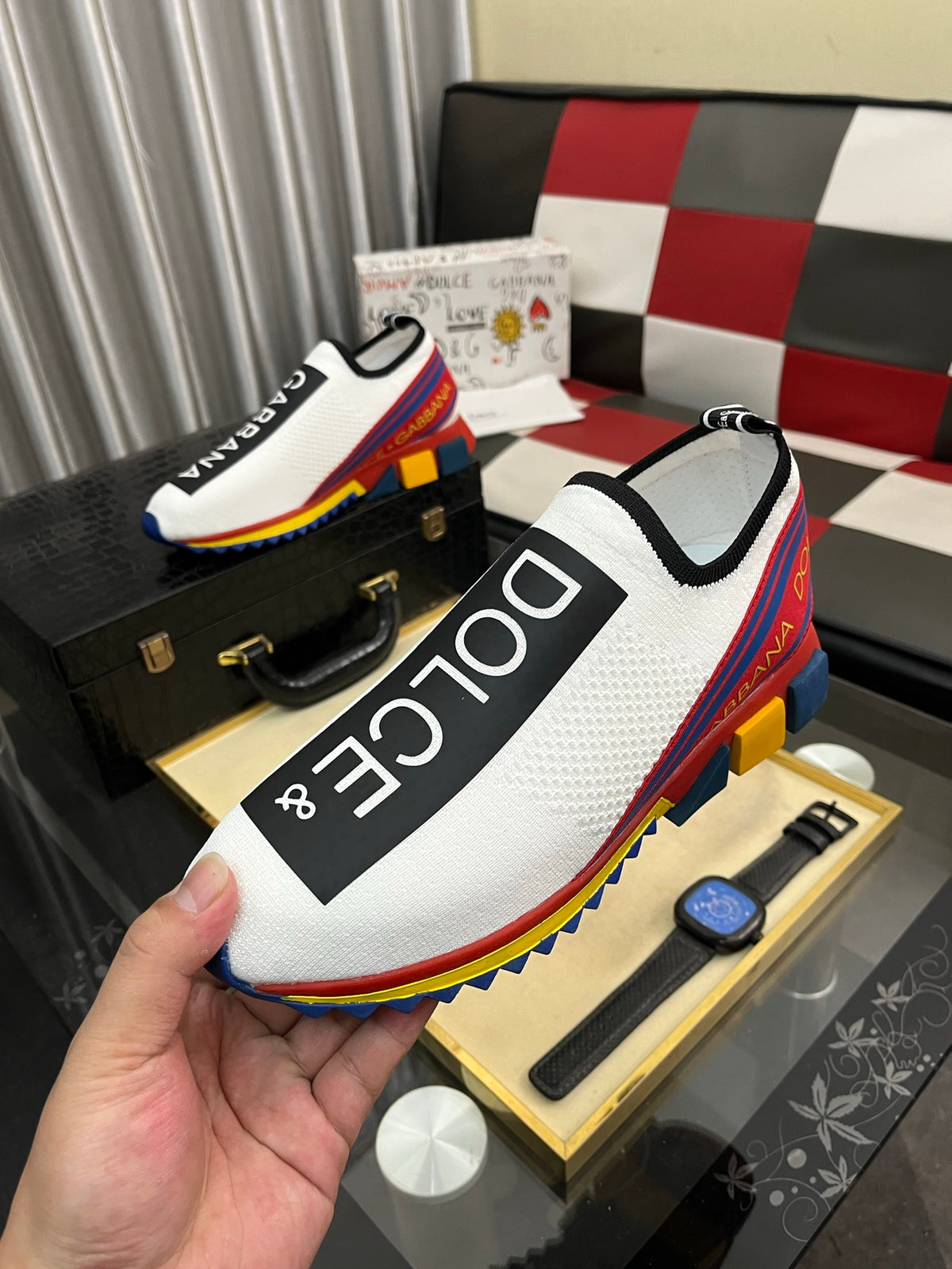 Dolce & Gabbana DG Men's Fashion Athletic Casual Sneakers