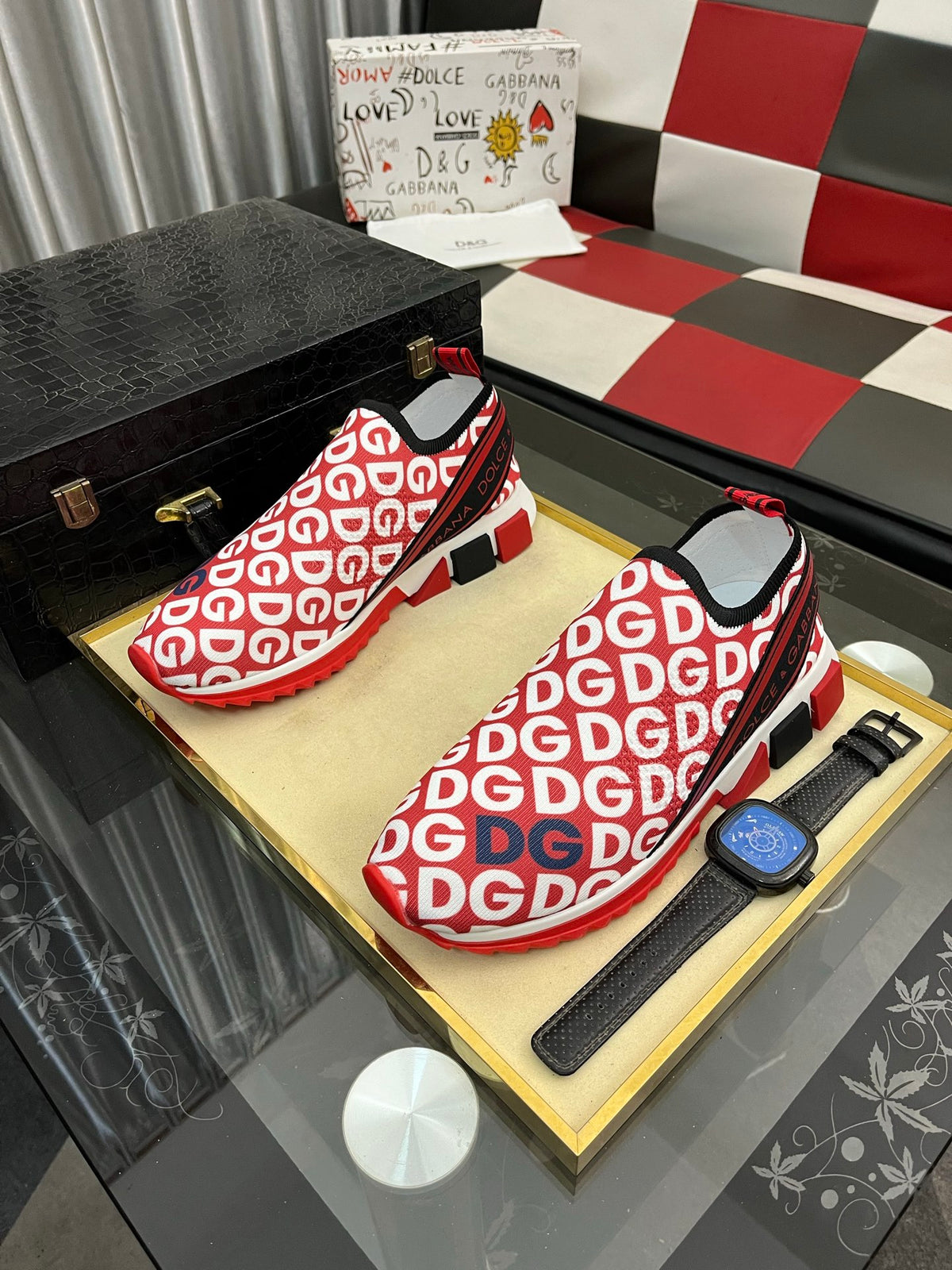 Dolce & Gabbana DG Men's Fashion Athletic Casual Sneakers