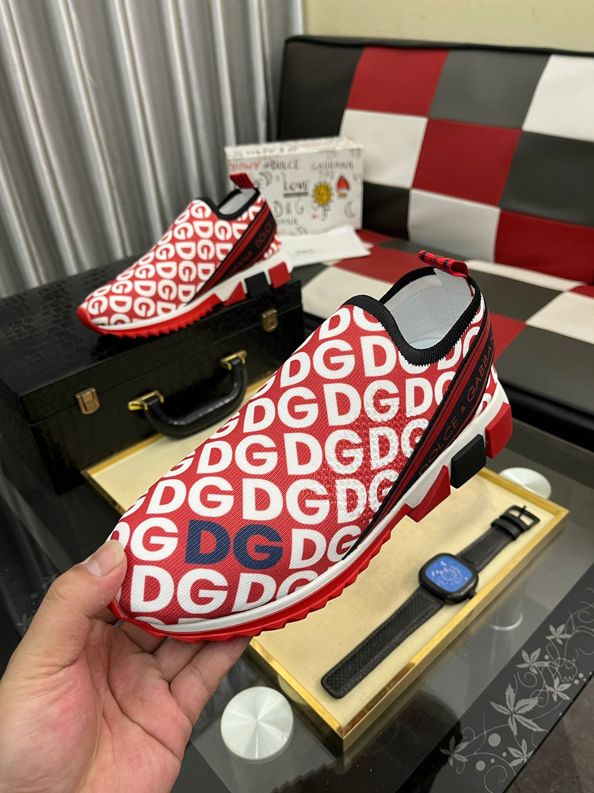 Dolce & Gabbana DG Men's Fashion Athletic Casual Sneakers