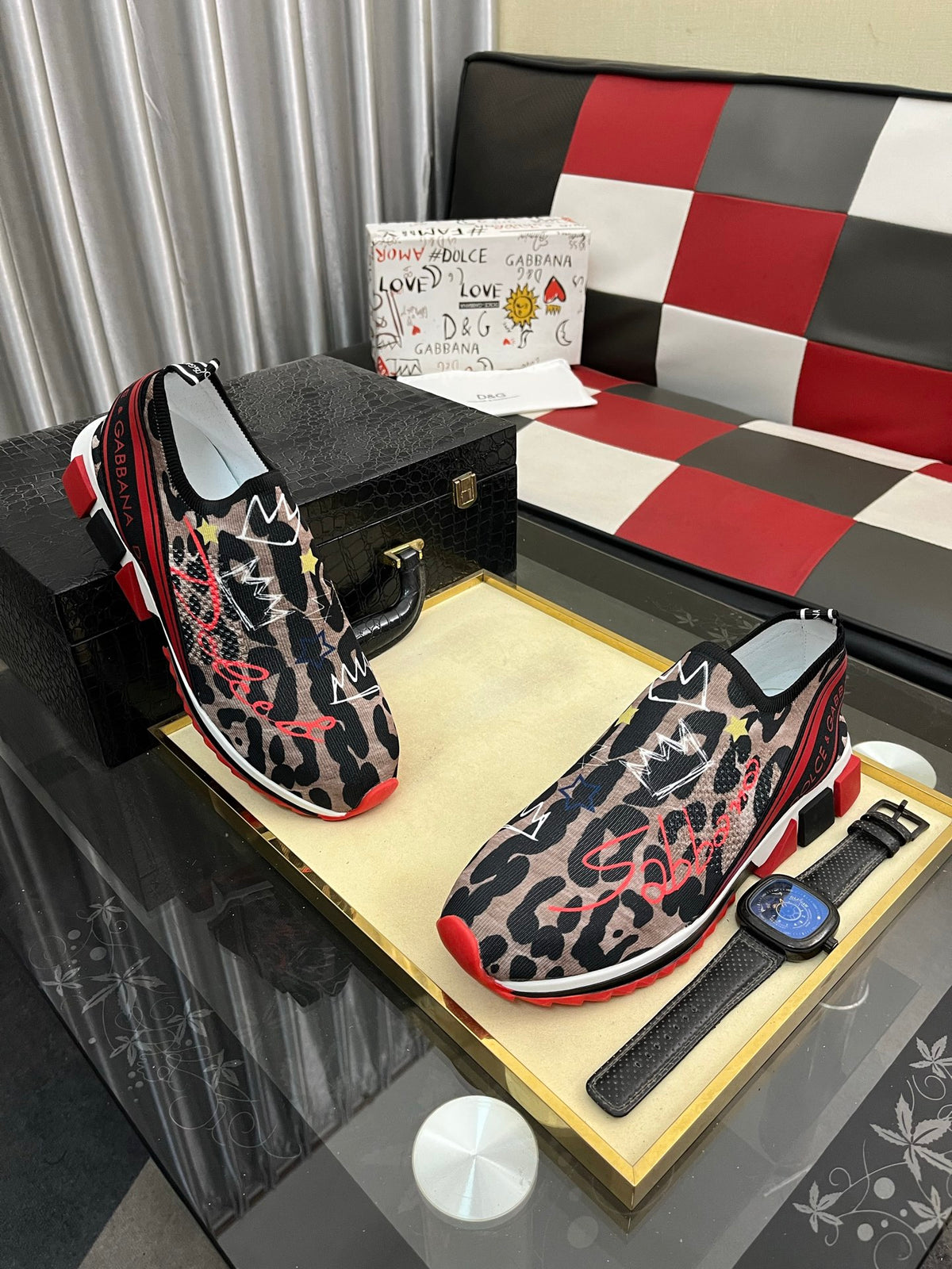 Dolce & Gabbana DG Men's Fashion Athletic Casual Sneakers