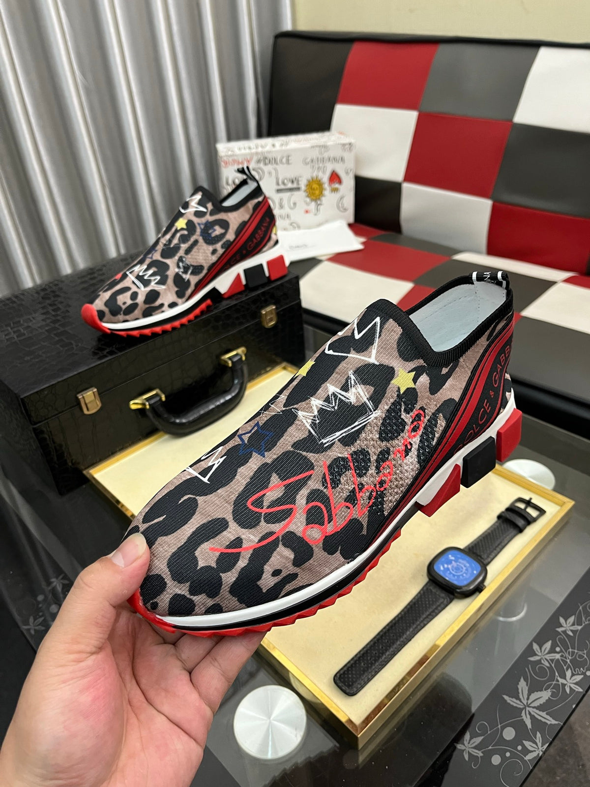 Dolce & Gabbana DG Men's Fashion Athletic Casual Sneakers