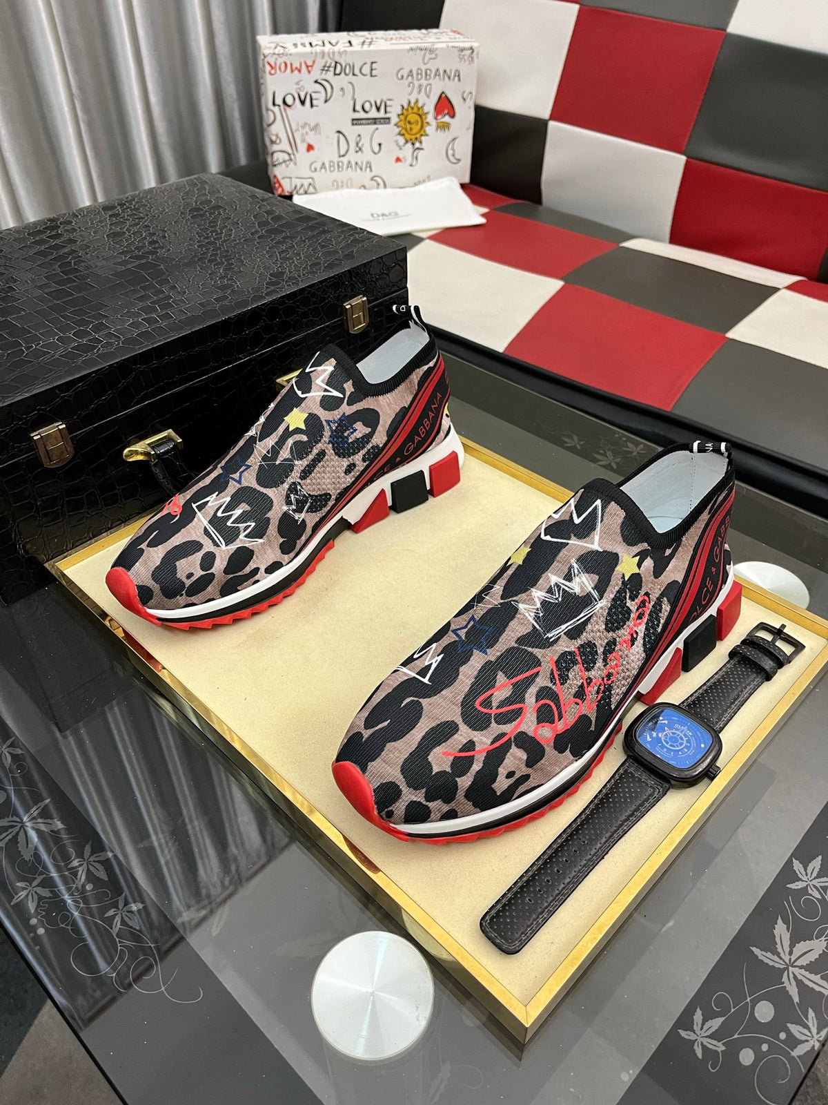 Dolce & Gabbana DG Men's Fashion Athletic Casual Sneakers