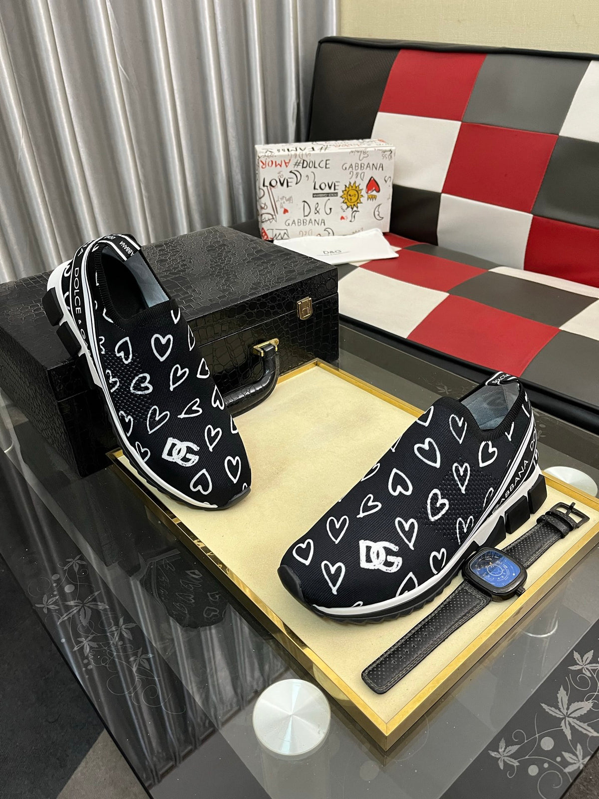 Dolce & Gabbana DG Men's Fashion Athletic Casual Sneakers