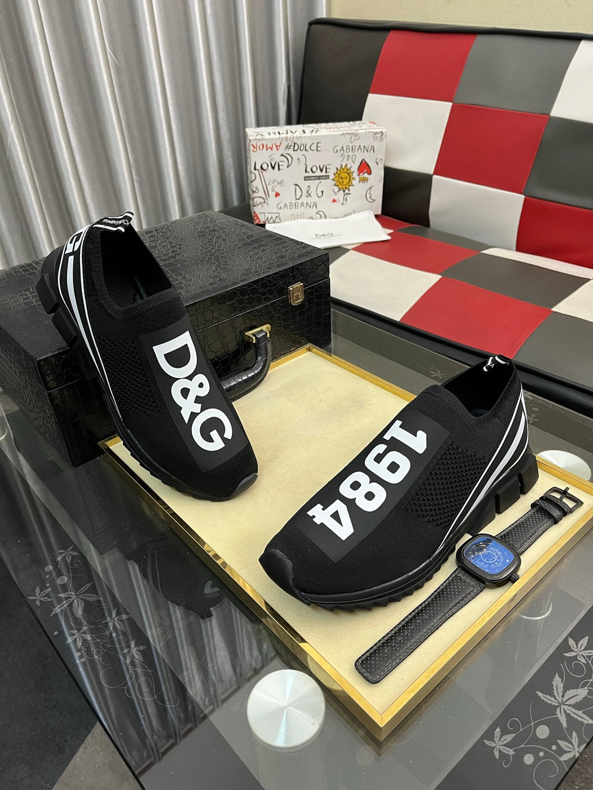 Dolce & Gabbana DG Men's Fashion Athletic Casual Sneakers