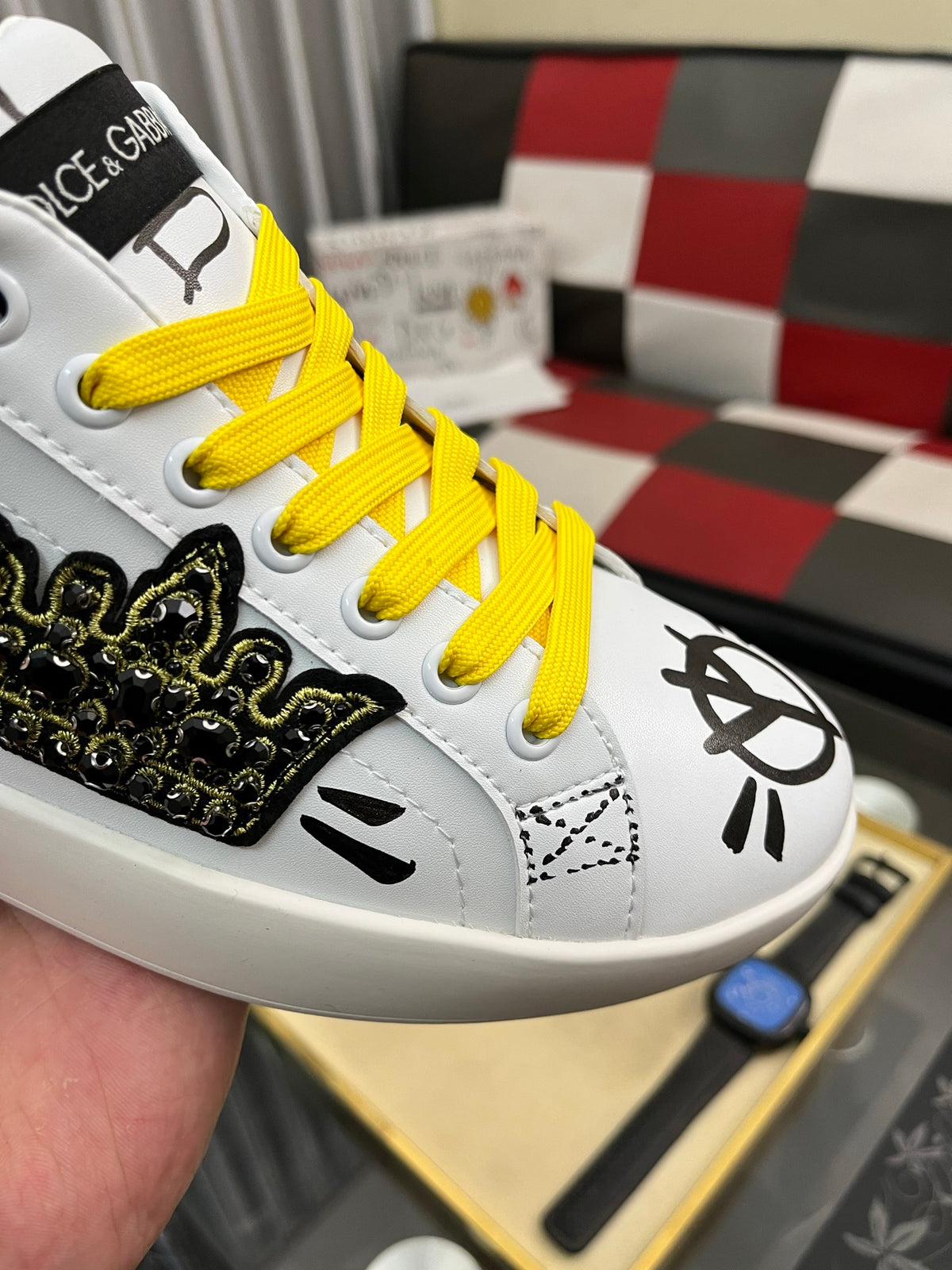 Dolce & Gabbana DG Men's Fashion Athletic Casual Sneakers
