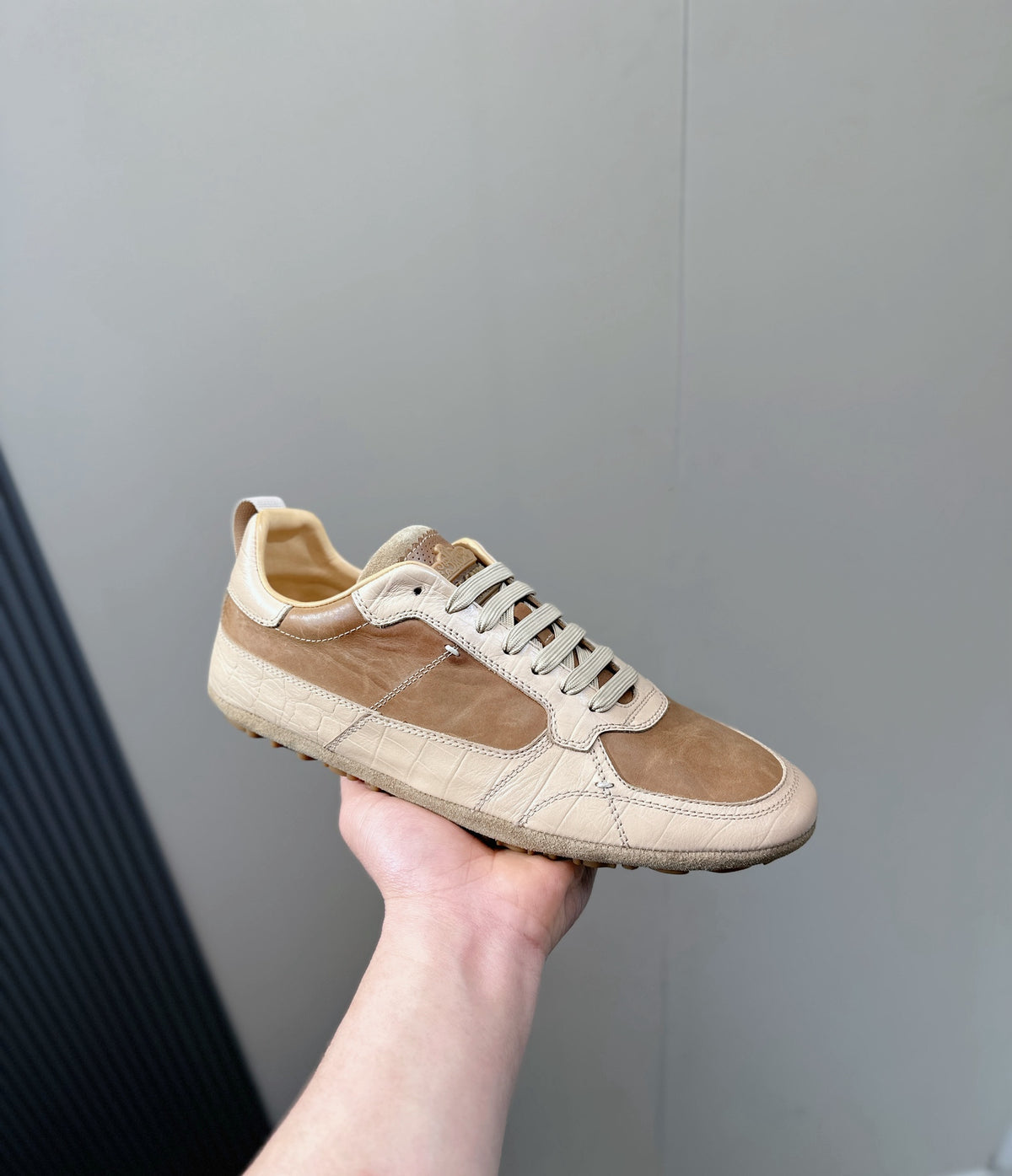 Dolce & Gabbana DG Men's Casual Sneakers with Stitched Logo