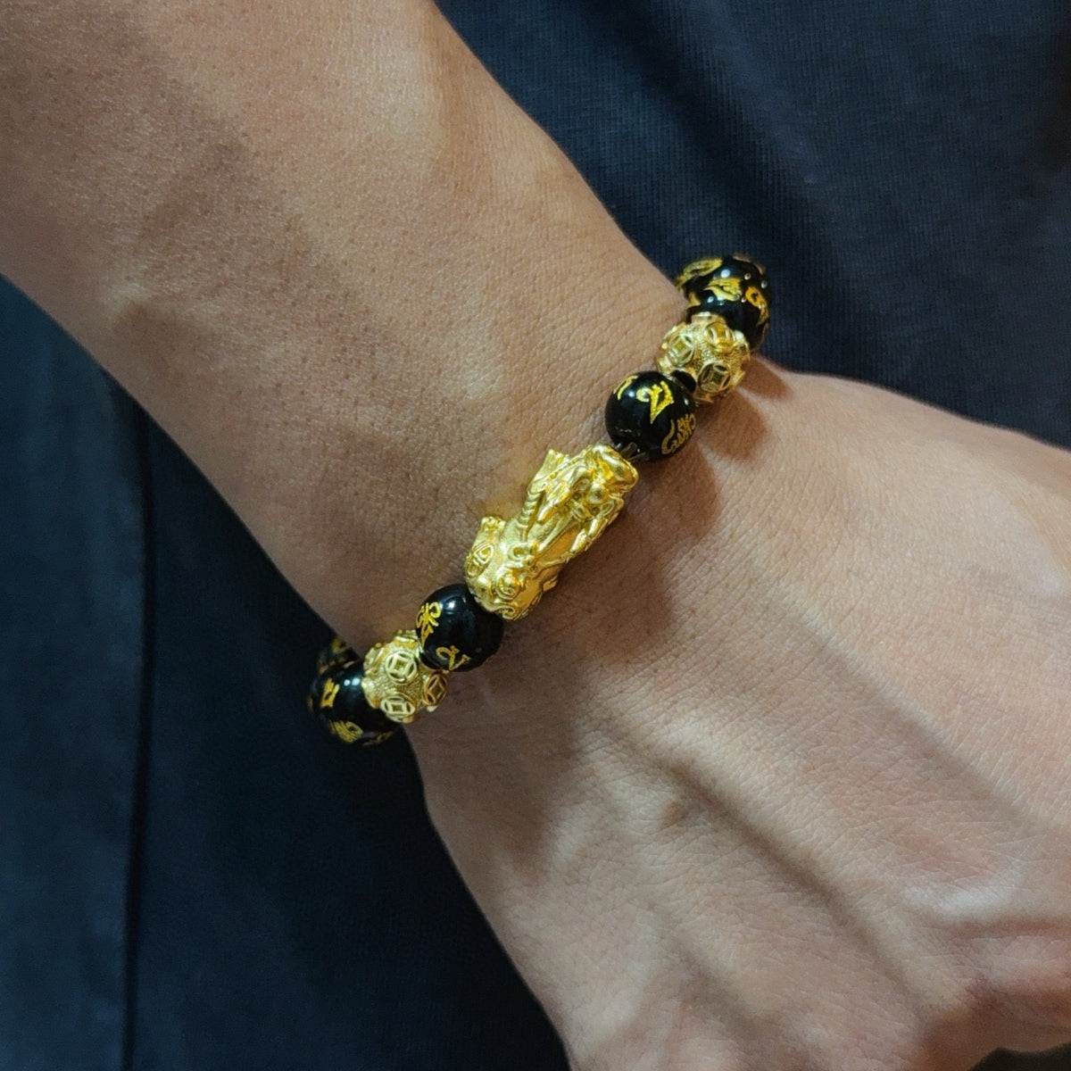 antique cross Bracelet for men - alternate angle view 7