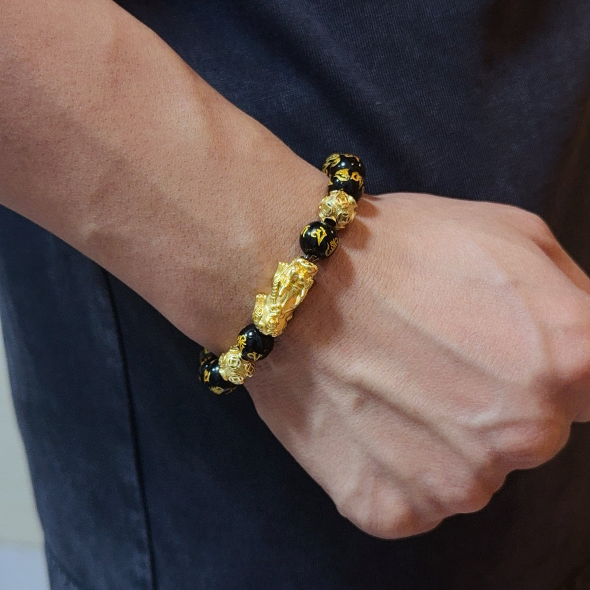 antique cross Bracelet for men - alternate angle view 8