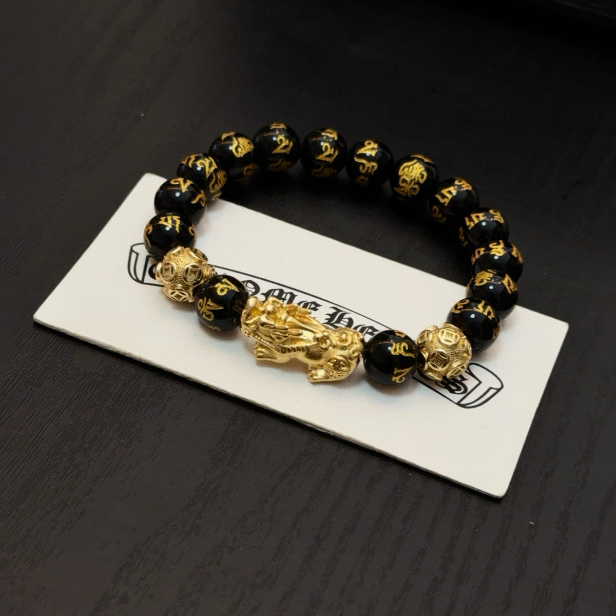 antique cross Bracelet for men - alternate angle view 6