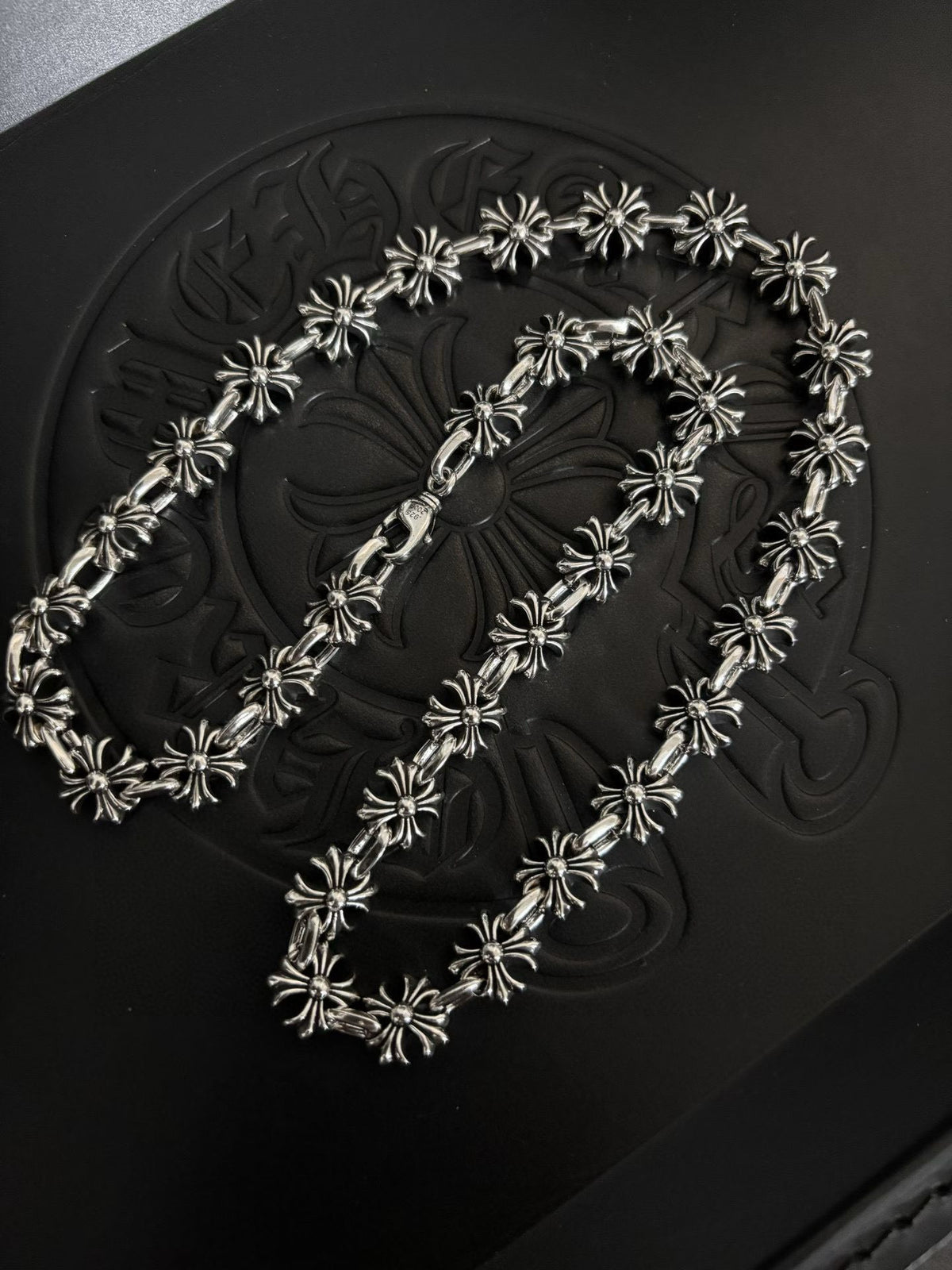 antique cross Necklace for men - alternate angle view 6
