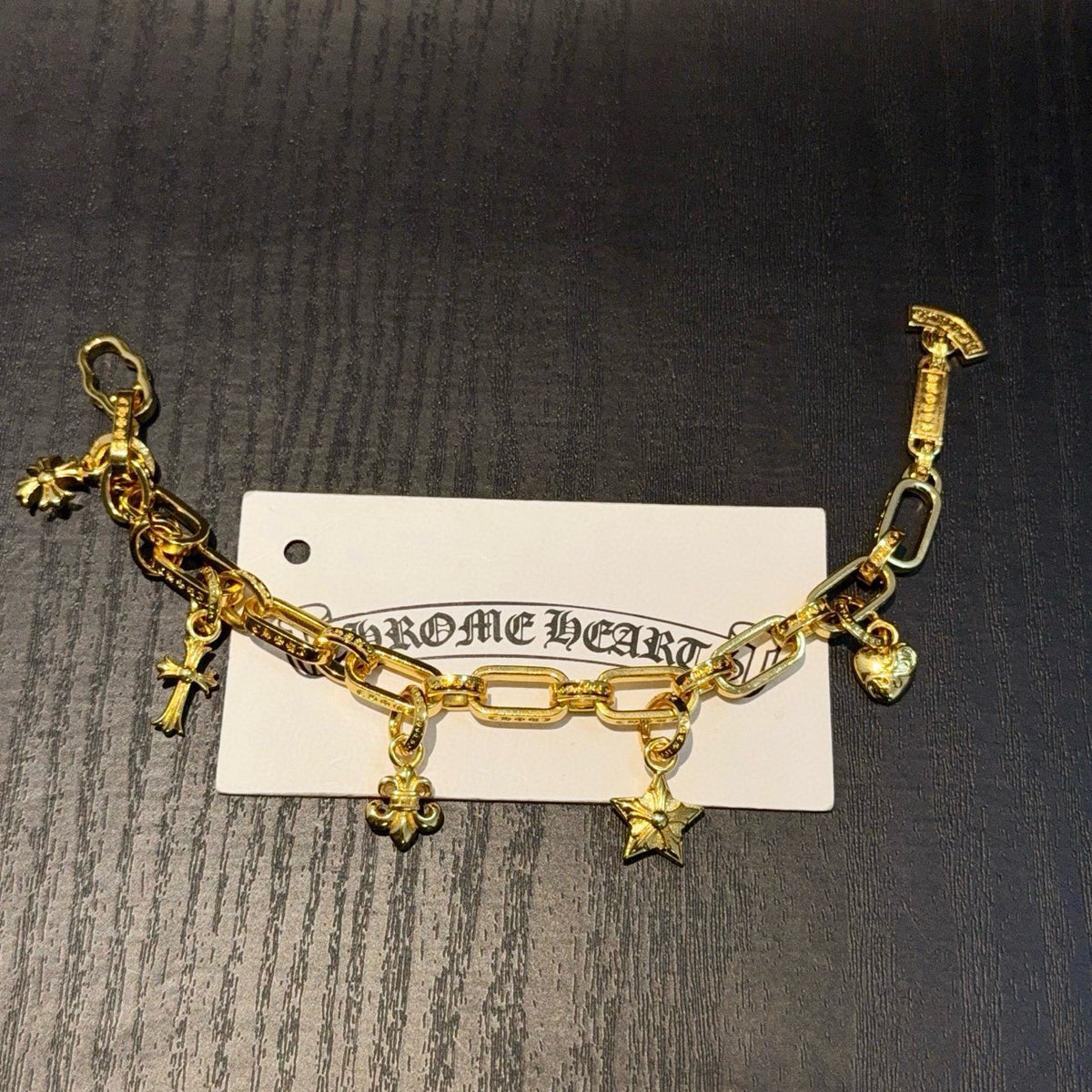 antique cross Bracelet for men - alternate angle view 6