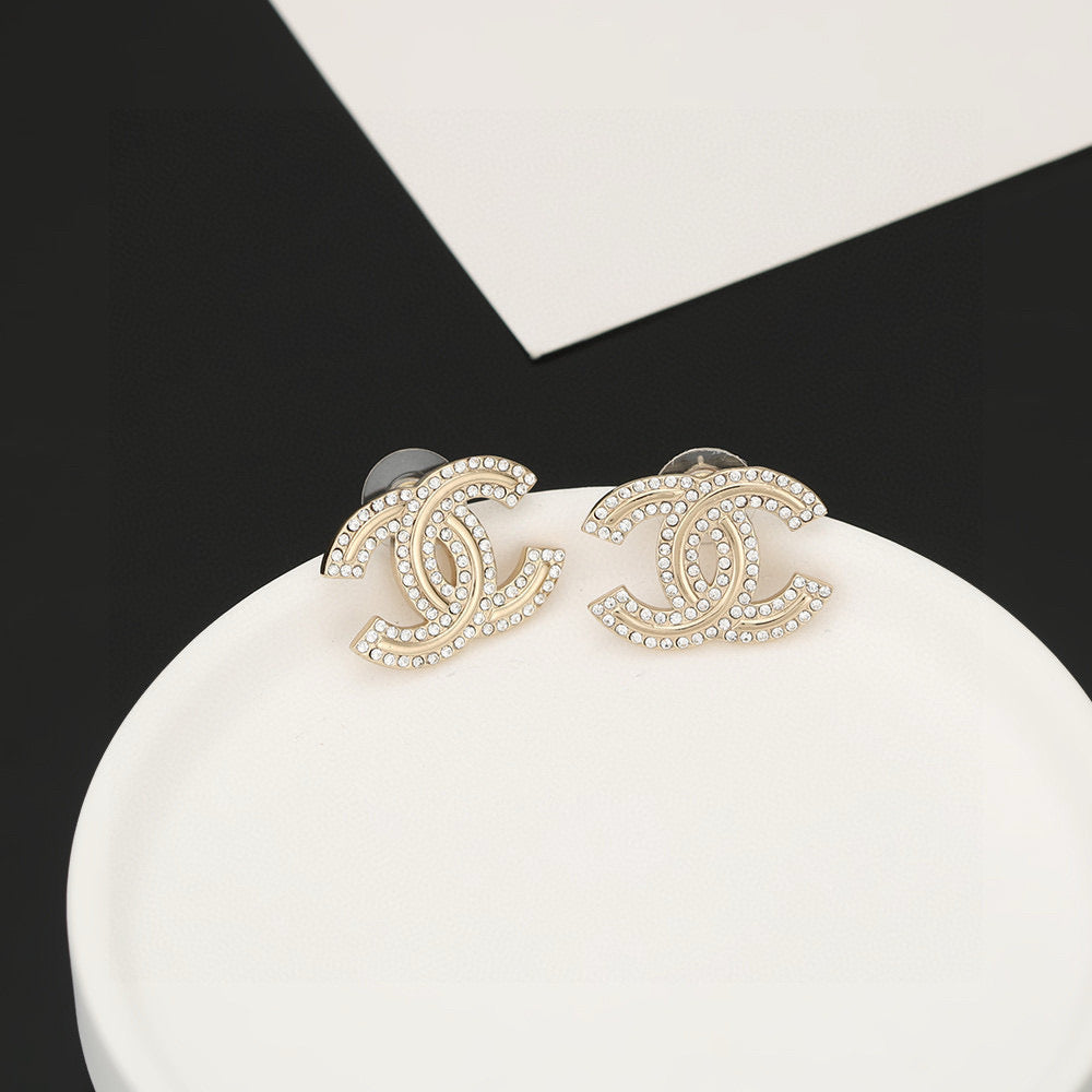 double c Drop Earrings for women - alternate angle view 4