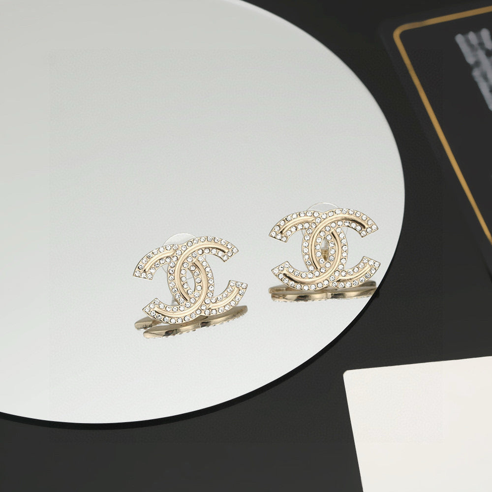 double c Drop Earrings for women - alternate angle view 2