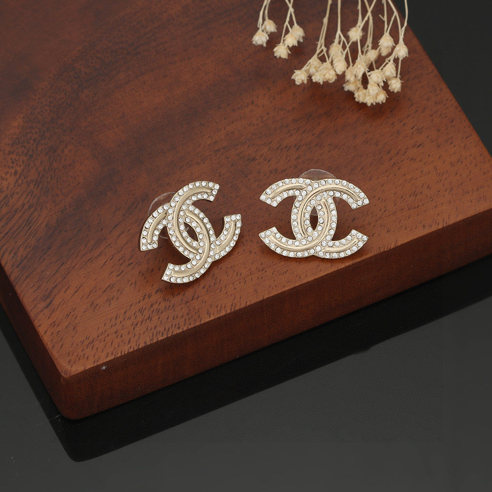 double c Drop Earrings for women - alternate angle view 5