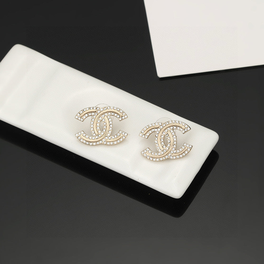 double c Drop Earrings for women - alternate angle view 6