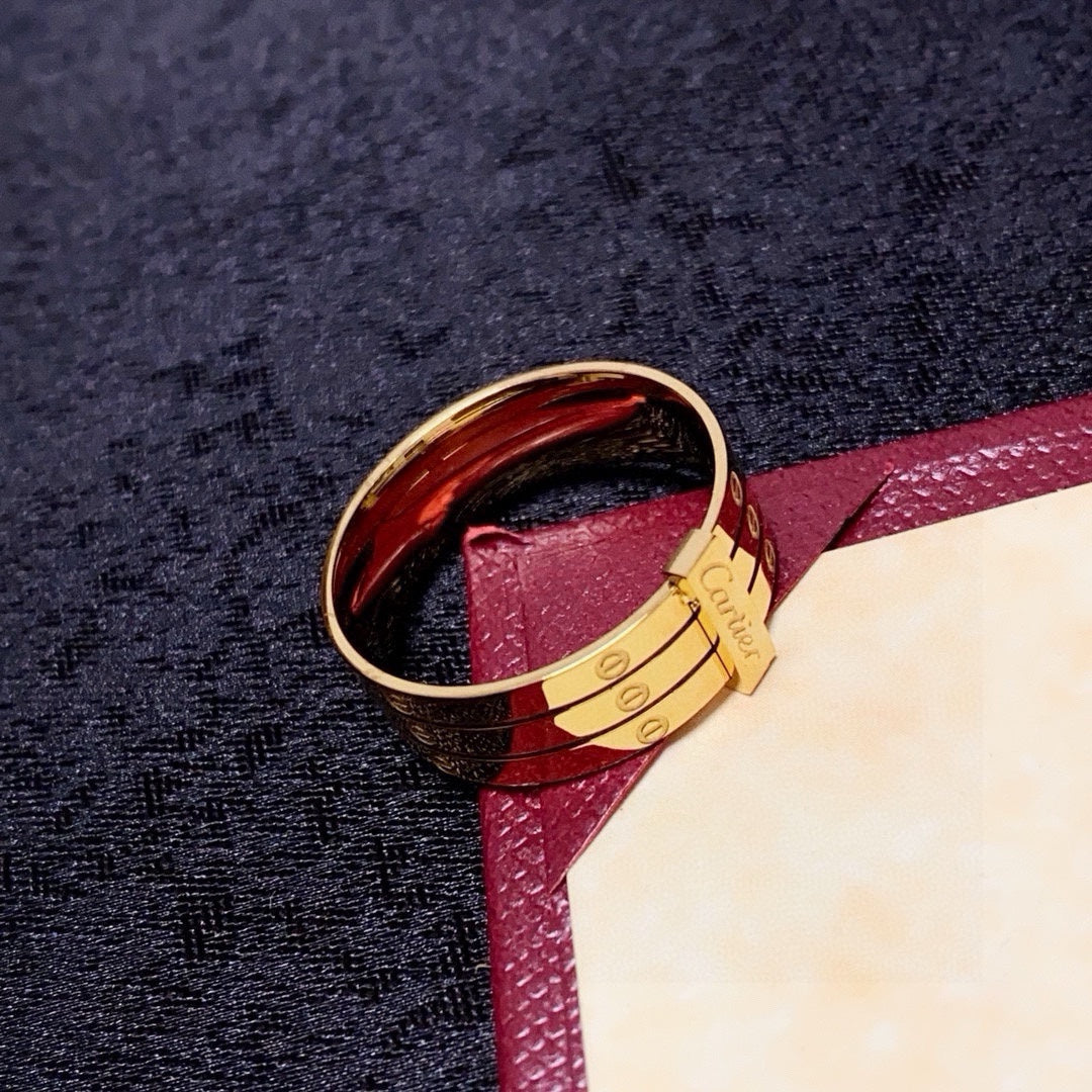 white minimalist Ring for women - alternate angle view 4