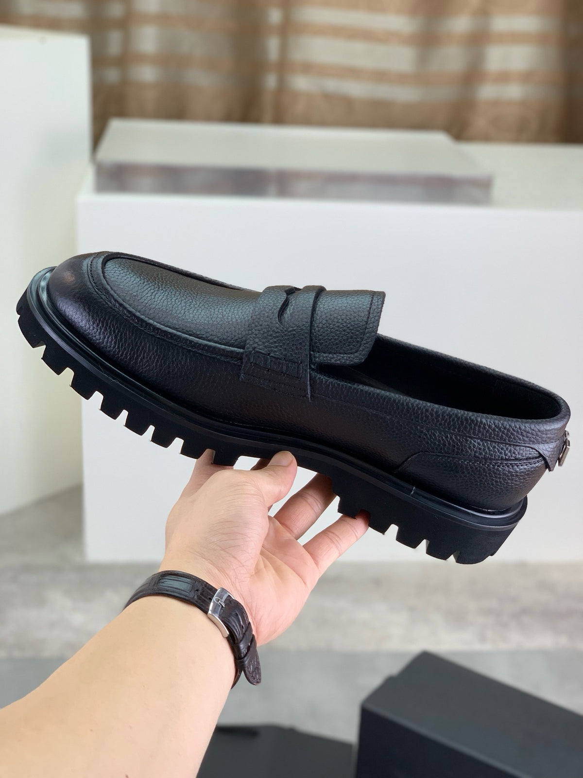 Dolce & Gabbana DG Men's Dress Shoes in Italian Patent Calfskin
