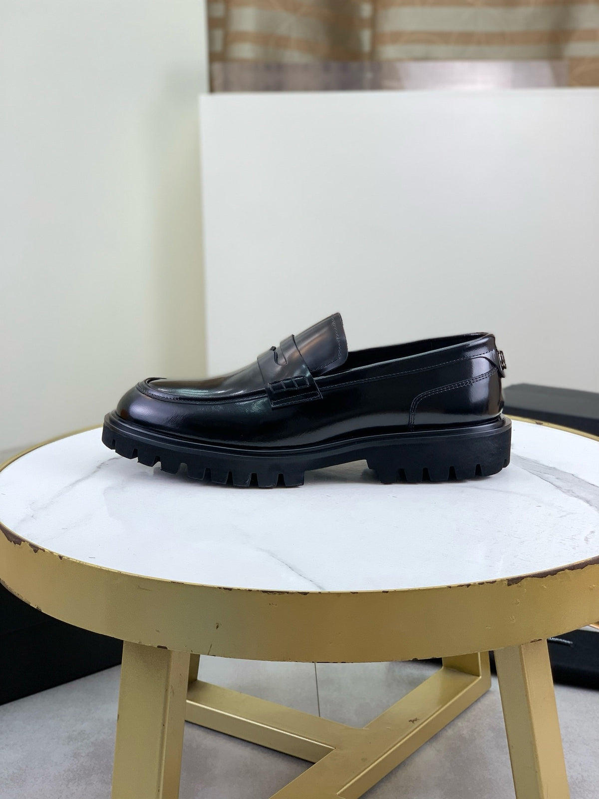Dolce & Gabbana DG Men's Dress Shoes in Italian Patent Calfskin