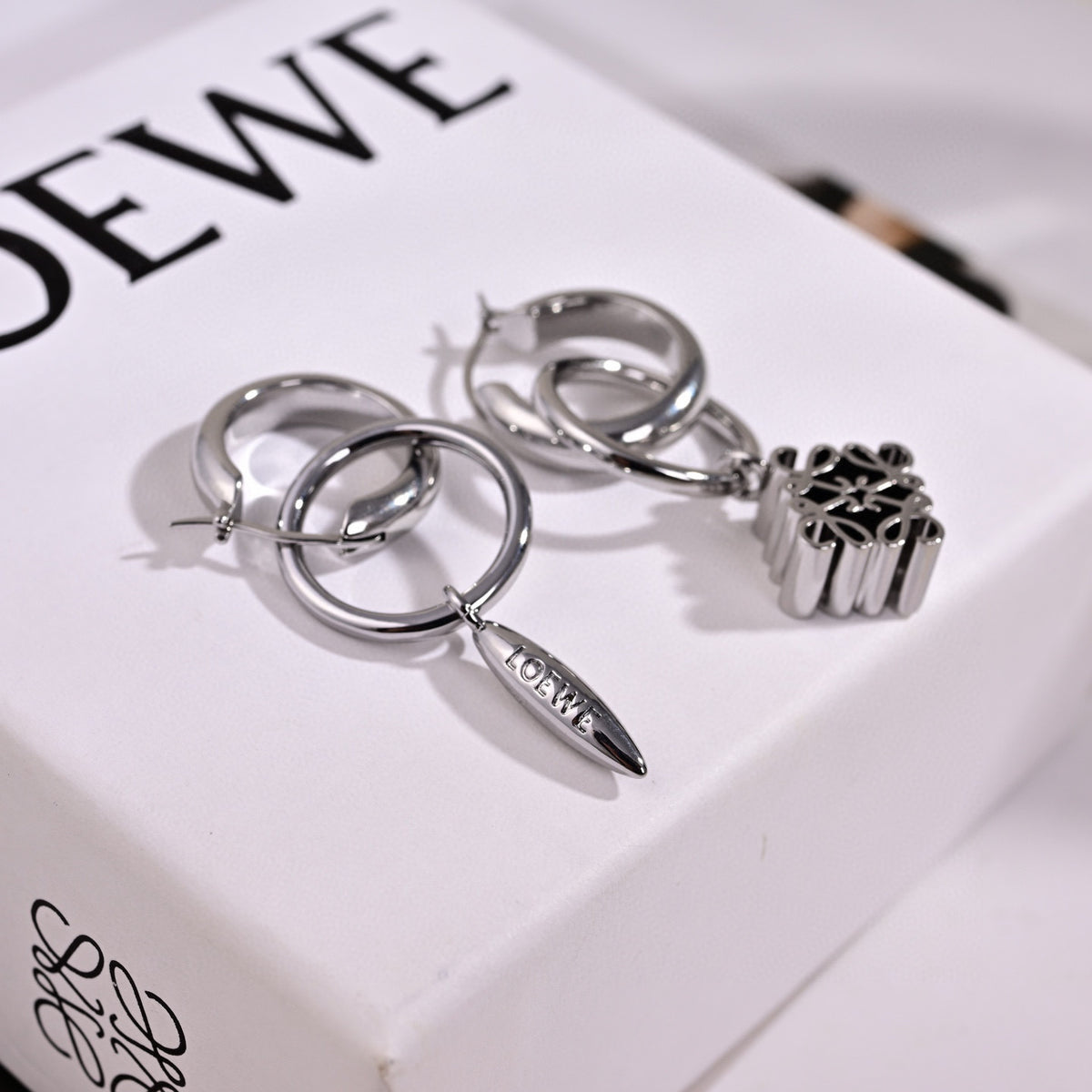 unique Drop Earrings for women - alternate angle view 3