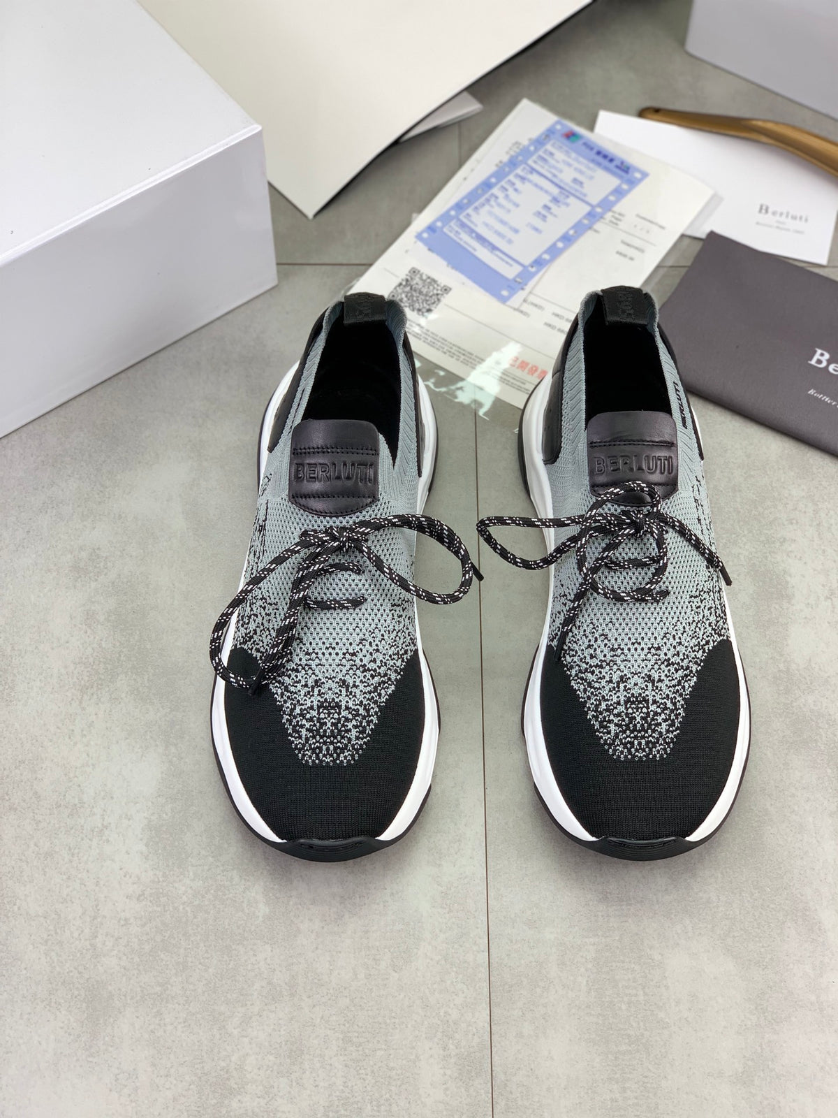 Berluti Men's Edge-Last Leather Casual Shoes