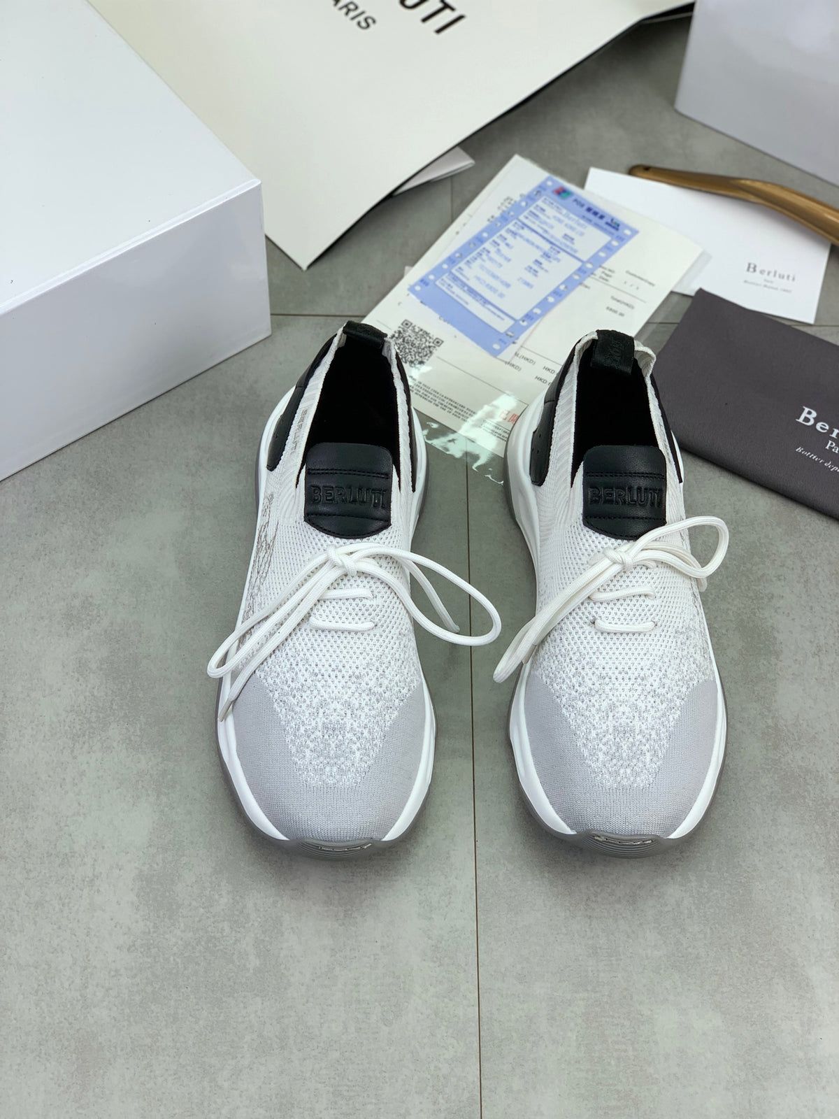 Berluti Men's Edge-Last Leather Casual Shoes