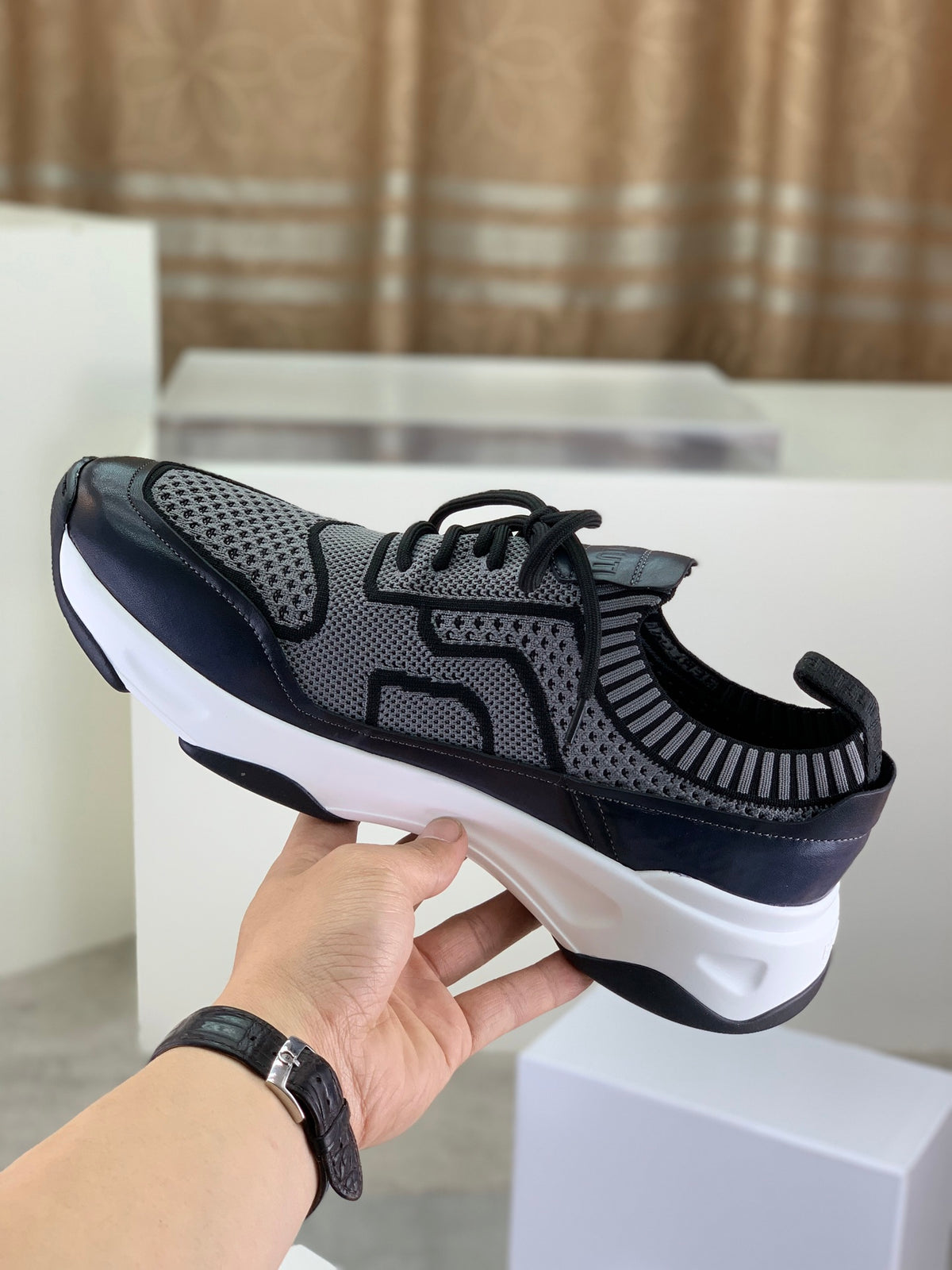 Berluti Men's Edge-Last Leather Casual Shoes