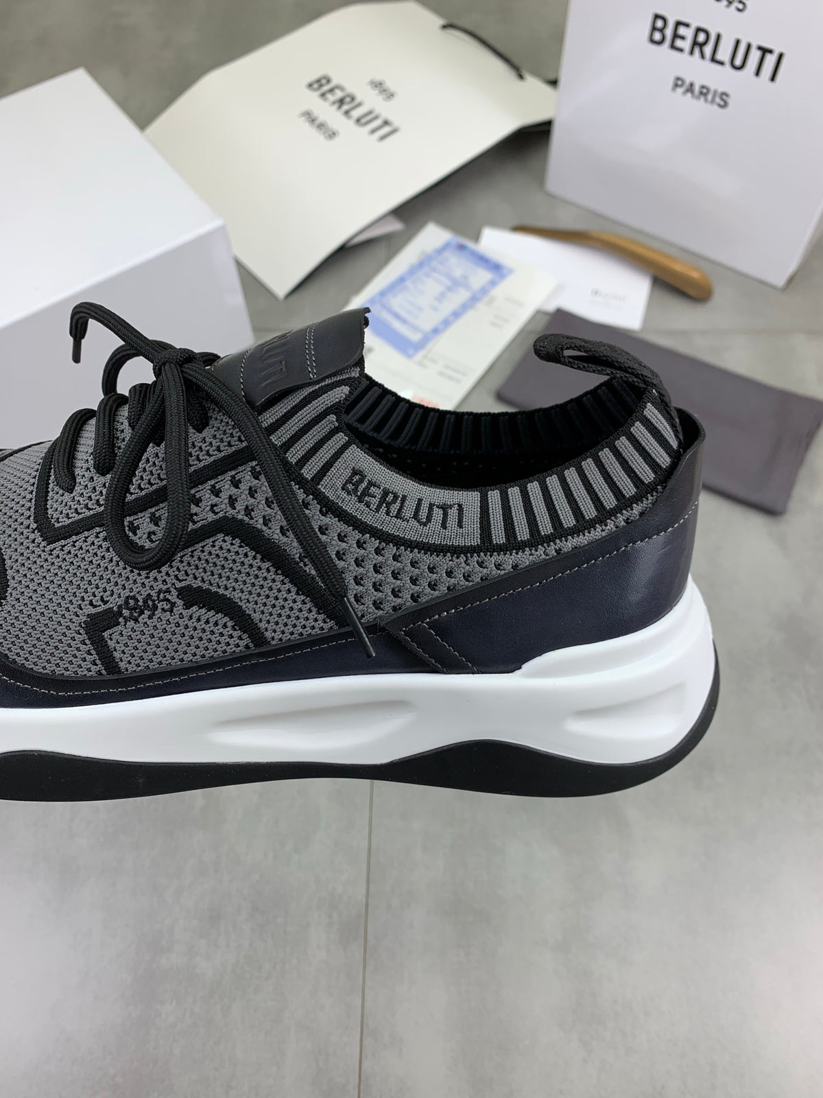 Berluti Men's Edge-Last Leather Casual Shoes