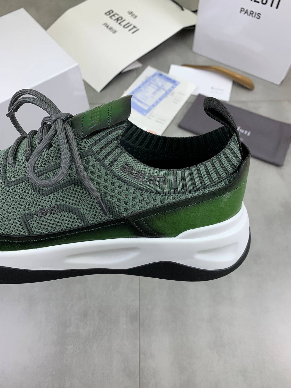 Berluti Men's Edge-Last Leather Casual Shoes