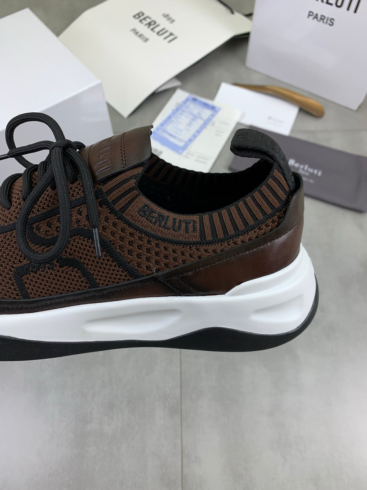 Berluti Men's Edge-Last Leather Casual Shoes
