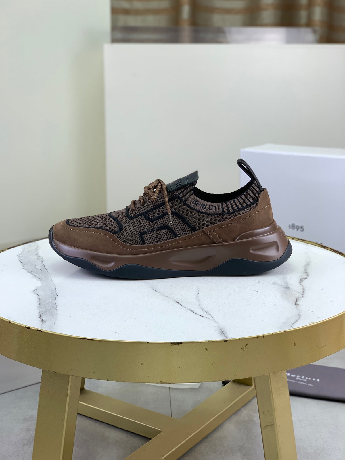 Berluti Men's Edge-Last Leather Casual Shoes