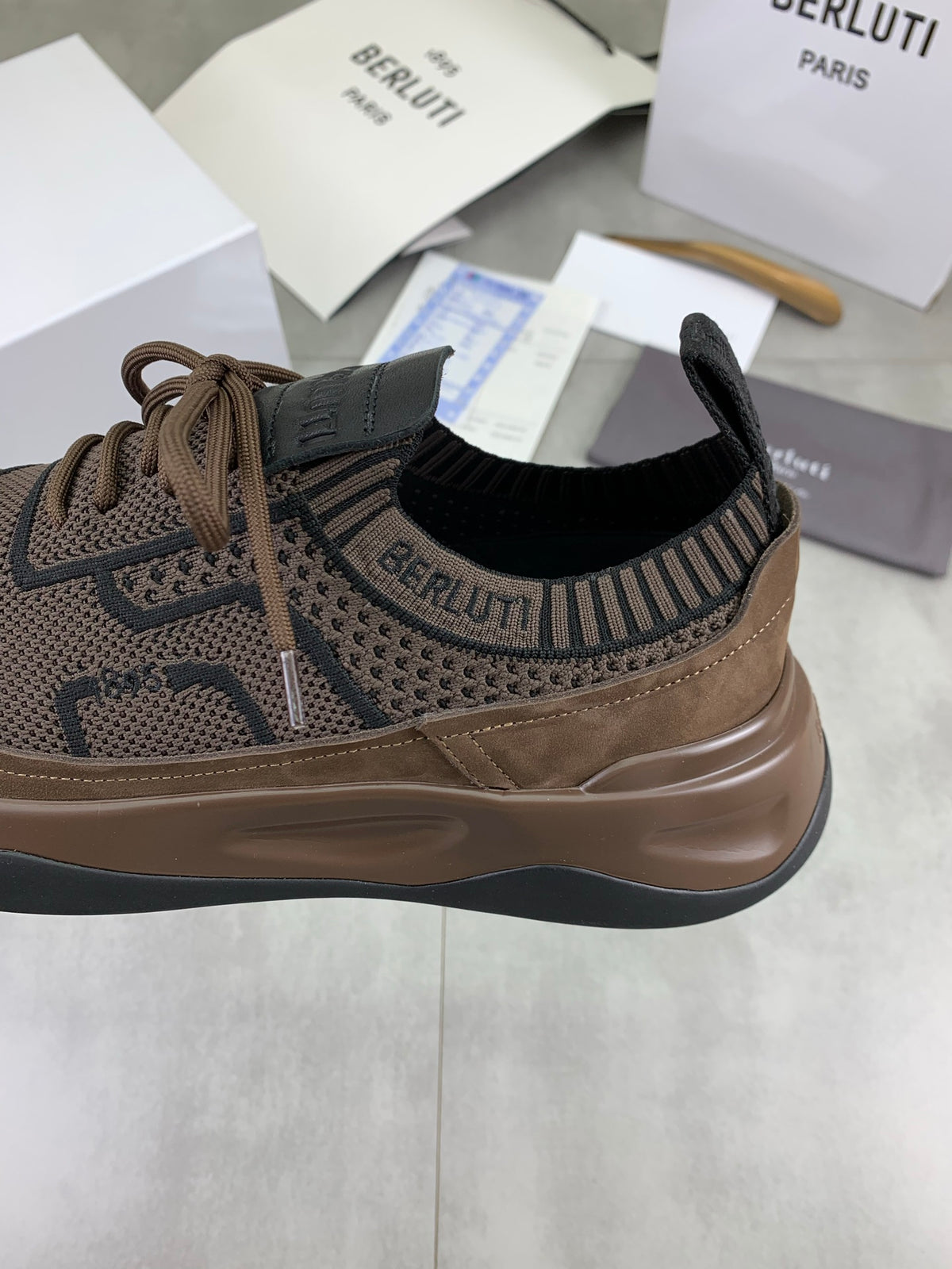 Berluti Men's Edge-Last Leather Casual Shoes