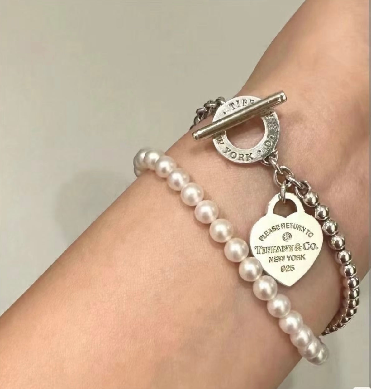 silver brass heart Necklace for women - alternate angle view 10