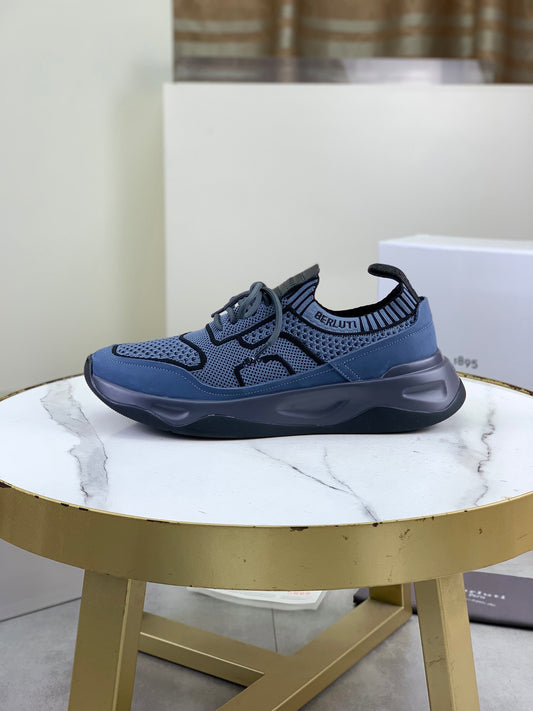 Berluti Men's Edge-Last Leather Casual Shoes