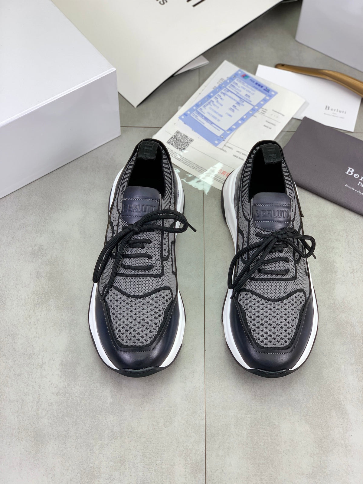 Berluti Men's Edge-Last Leather Casual Shoes