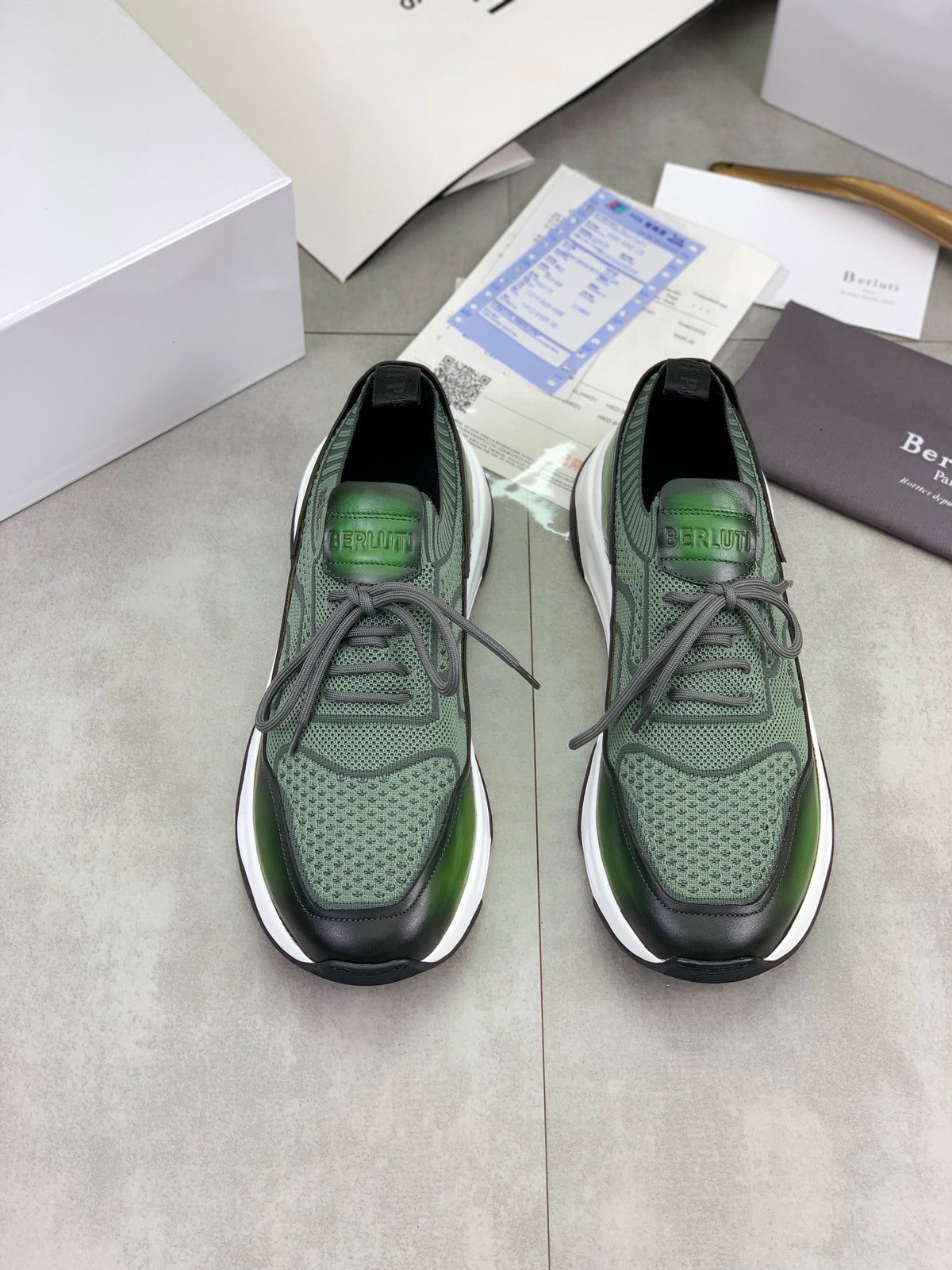 Berluti Men's Edge-Last Leather Casual Shoes