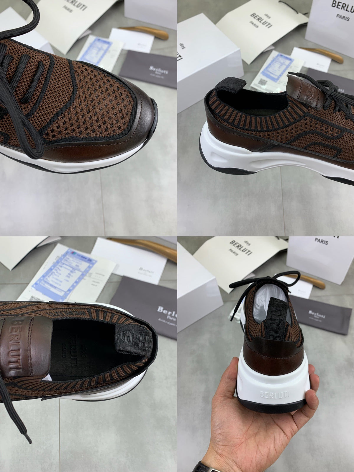 Berluti Men's Edge-Last Leather Casual Shoes