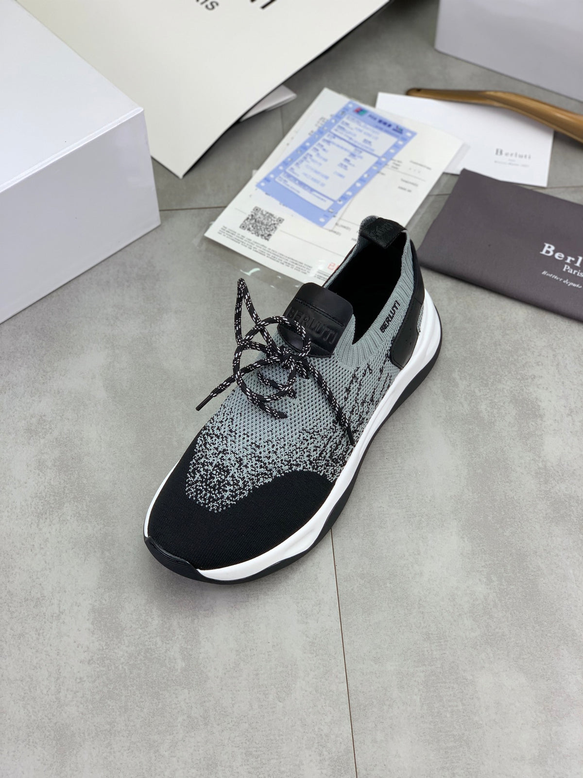 Berluti Men's Edge-Last Leather Casual Shoes
