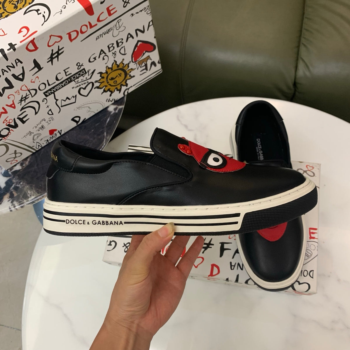 Dolce & Gabbana DG 'Little Monster' Casual Sneakers