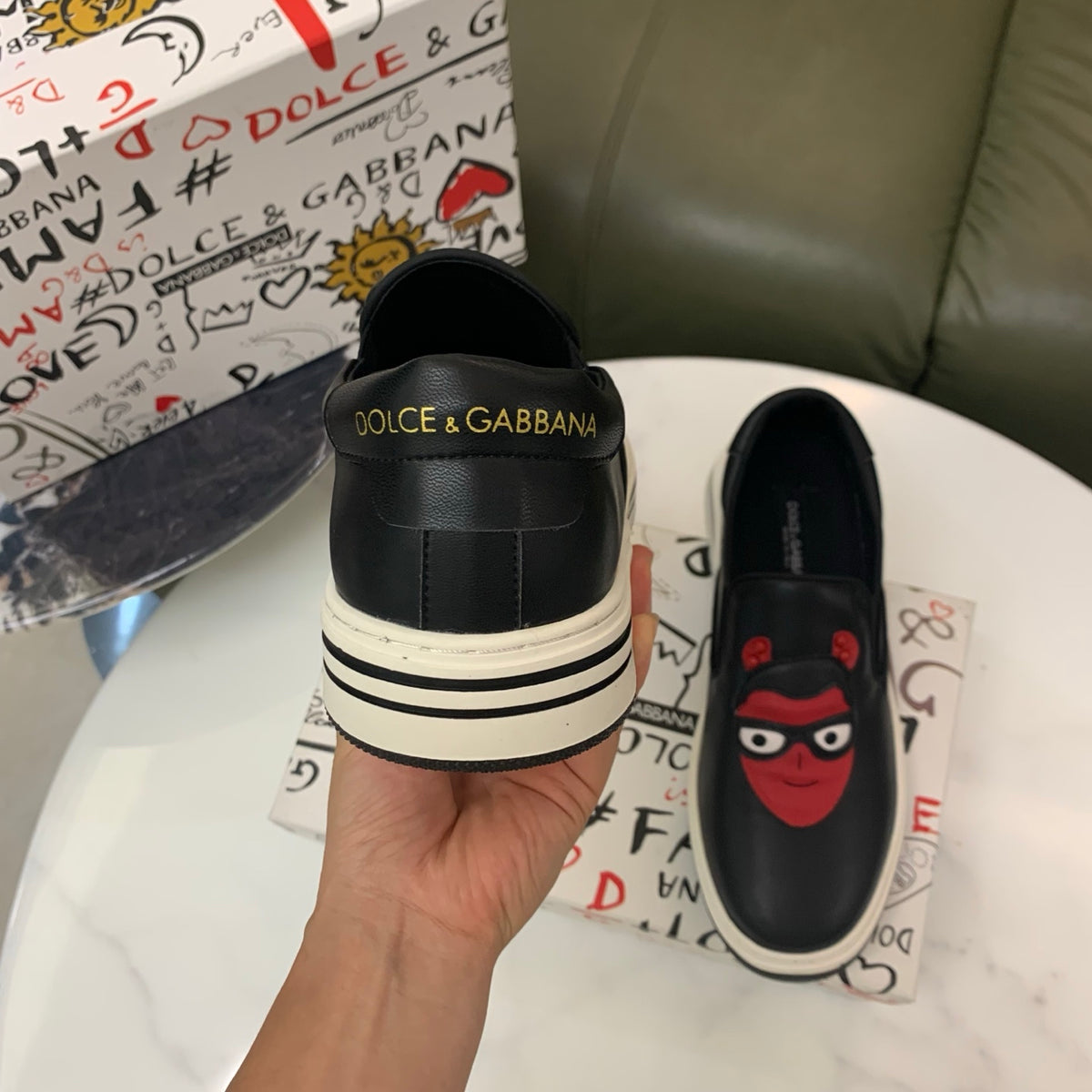 Dolce & Gabbana DG 'Little Monster' Casual Sneakers