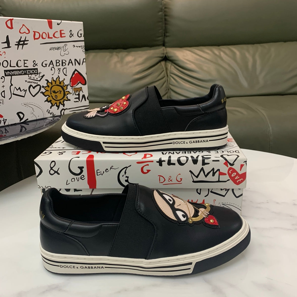 Dolce & Gabbana DG 'Little Monster' Casual Sneakers