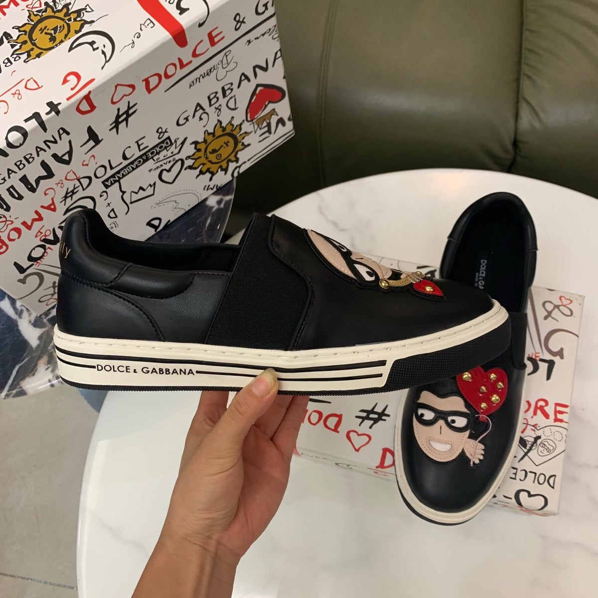 Dolce & Gabbana DG 'Little Monster' Casual Sneakers