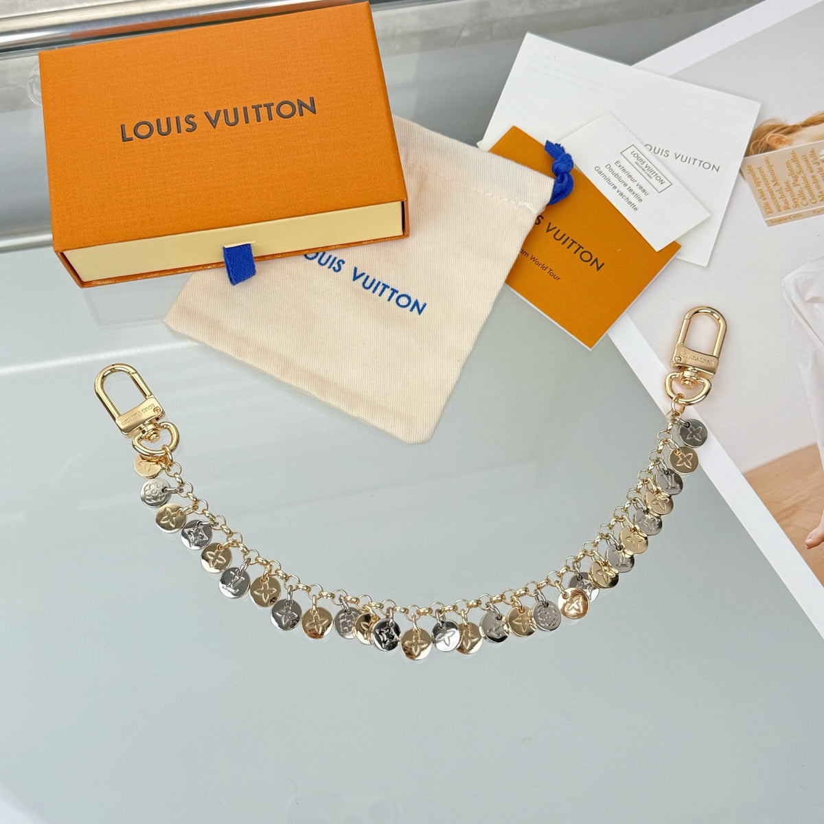 canvas floral Charm for women - product detail view