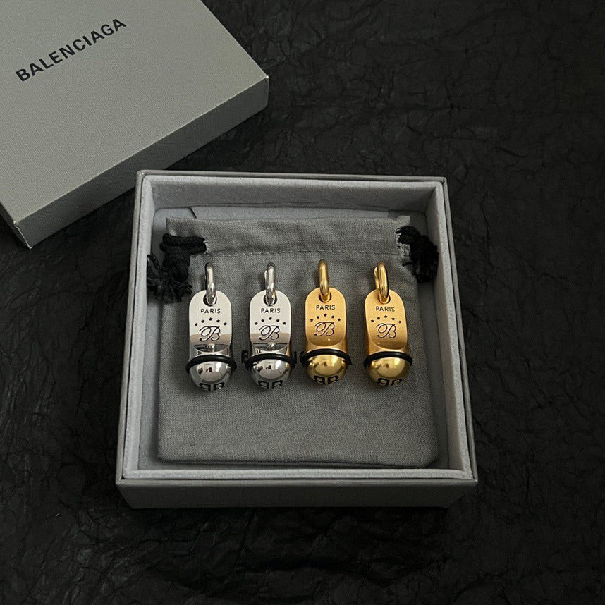 gold luxury Drop Earrings for women - product detail view