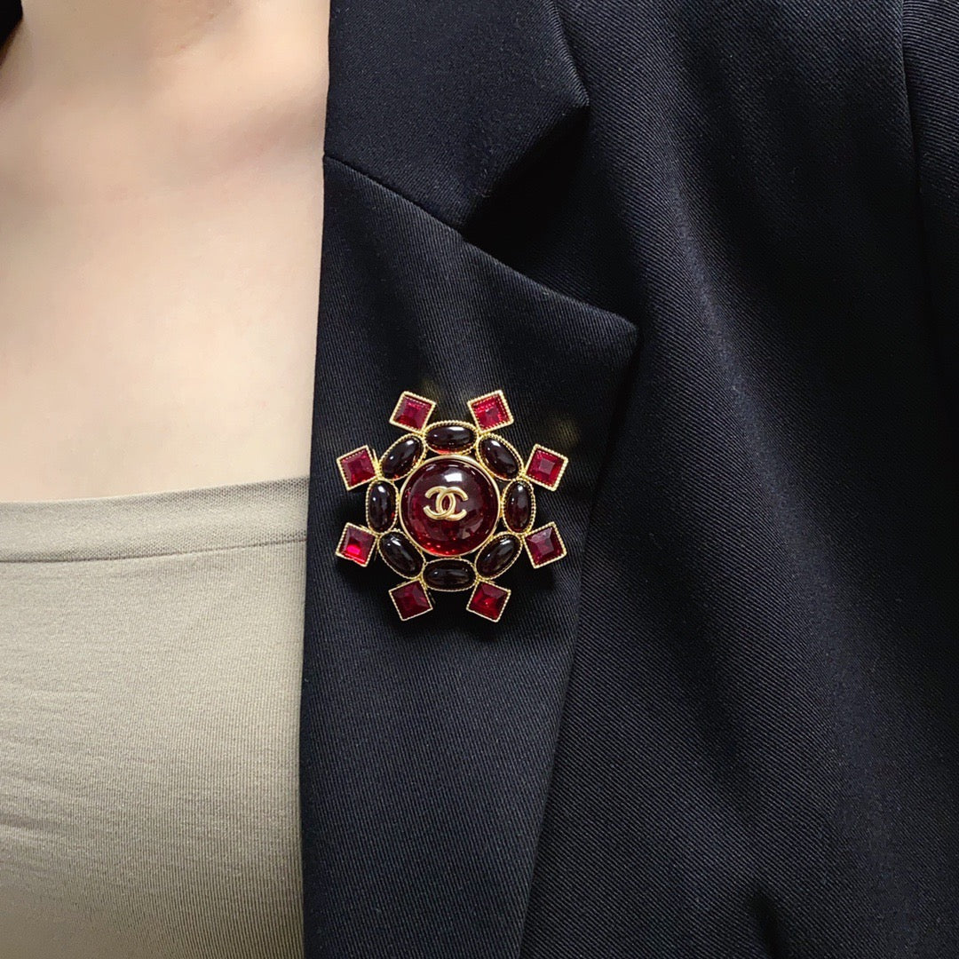 red crystal Suit for men and women - product detail view