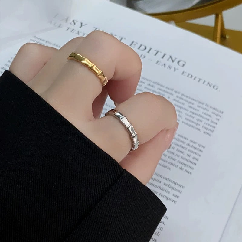 rose gold brass rose Ring for women - alternate angle view 4